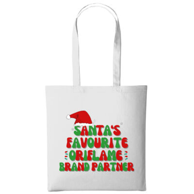 Santa's favourite Oriflame long handled tote bag Thumbnail