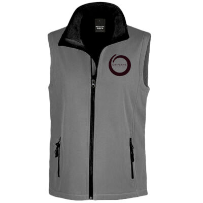 Softshell Body Warmer In Grey with Black inner and Oriflame Logo Thumbnail